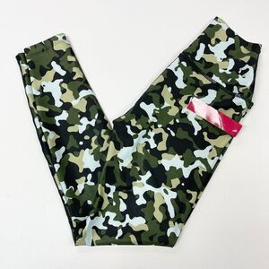 Carbon38‎ Camouflage 7/8 Leggings Womens XXSmall Activewear Gym Yoga Athlesiure